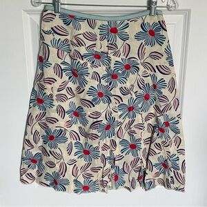 Elevenses anthropologie floral midi Skirt 35777